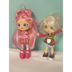 Shopkin Shoppies Pirouetta And Sara‎ Sushi 5.5" Doll Pink Hair